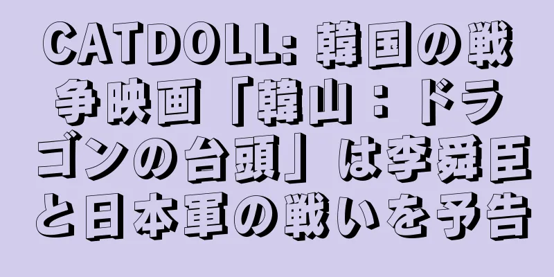 CATDOLL: 韓国の戦争映画「韓山：ドラゴンの台頭」は李舜臣と日本軍の戦いを予告