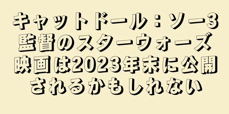 キャットドール：ソー3監督のスターウォーズ映画は2023年末に公開されるかもしれない