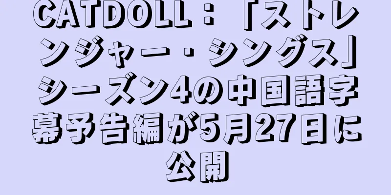 CATDOLL：「ストレンジャー・シングス」シーズン4の中国語字幕予告編が5月27日に公開