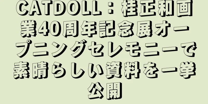 CATDOLL：桂正和画業40周年記念展オープニングセレモニーで素晴らしい資料を一挙公開