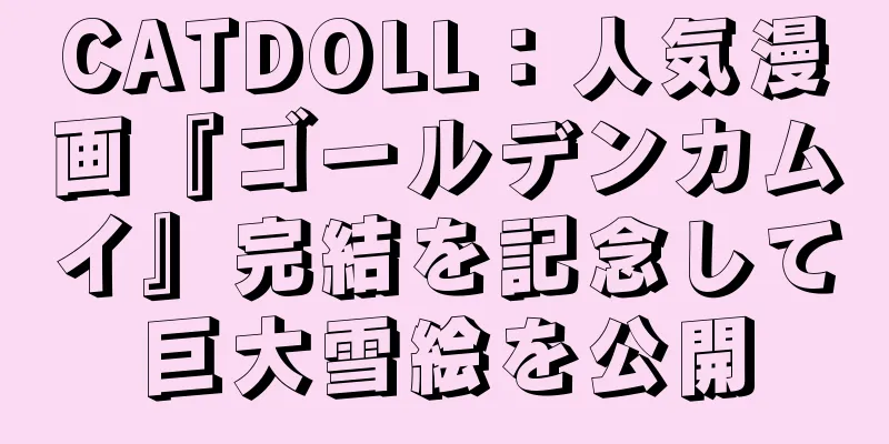 CATDOLL：人気漫画『ゴールデンカムイ』完結を記念して巨大雪絵を公開