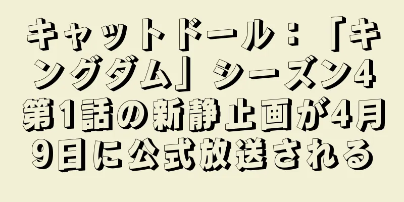 キャットドール：「キングダム」シーズン4第1話の新静止画が4月9日に公式放送される