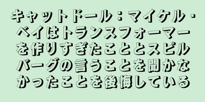 キャットドール：マイケル・ベイはトランスフォーマーを作りすぎたこととスピルバーグの言うことを聞かなかったことを後悔している