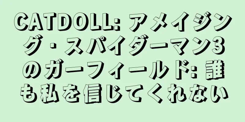 CATDOLL: アメイジング・スパイダーマン3のガーフィールド: 誰も私を信じてくれない