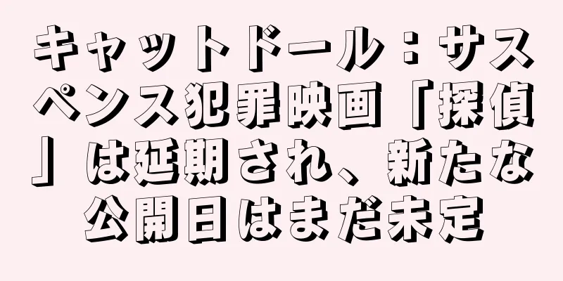 キャットドール：サスペンス犯罪映画「探偵」は延期され、新たな公開日はまだ未定