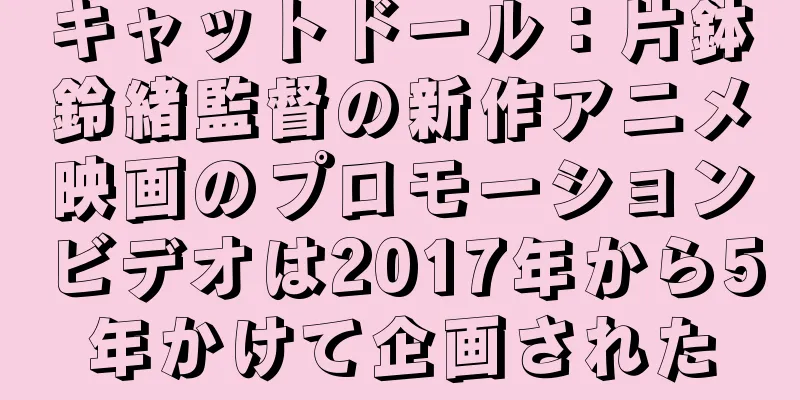 キャットドール：片鉢鈴緒監督の新作アニメ映画のプロモーションビデオは2017年から5年かけて企画された