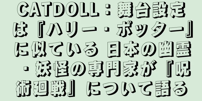 CATDOLL：舞台設定は『ハリー・ポッター』に似ている 日本の幽霊・妖怪の専門家が『呪術廻戦』について語る