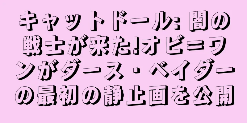 キャットドール: 闇の戦士が来た!オビ＝ワンがダース・ベイダーの最初の静止画を公開