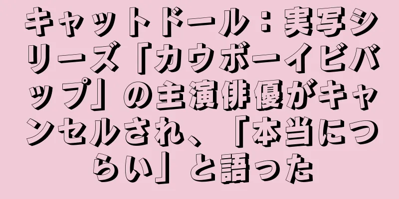 キャットドール：実写シリーズ「カウボーイビバップ」の主演俳優がキャンセルされ、「本当につらい」と語った