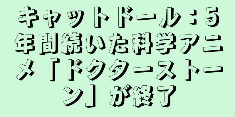 キャットドール：5年間続いた科学アニメ「ドクターストーン」が終了