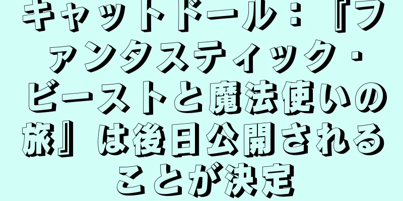 キャットドール：『ファンタスティック・ビーストと魔法使いの旅』は後日公開されることが決定
