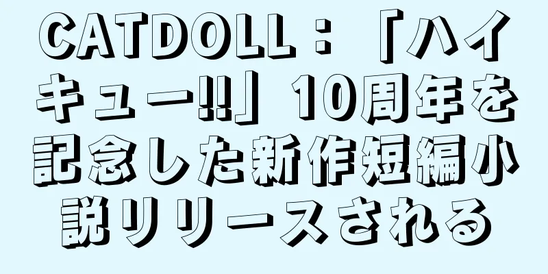 CATDOLL：「ハイキュー!!」10周年を記念した新作短編小説リリースされる