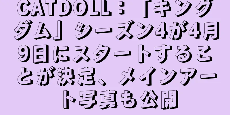 CATDOLL：「キングダム」シーズン4が4月9日にスタートすることが決定、メインアート写真も公開