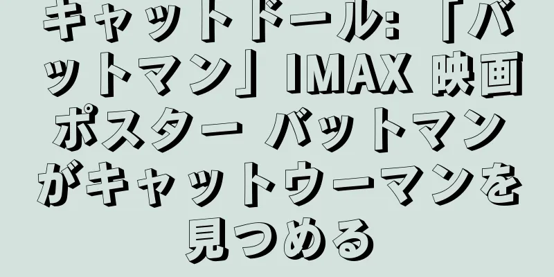 キャットドール: 「バットマン」IMAX 映画ポスター バットマンがキャットウーマンを見つめる