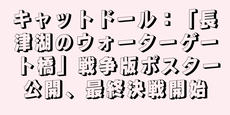 キャットドール：「長津湖のウォーターゲート橋」戦争版ポスター公開、最終決戦開始