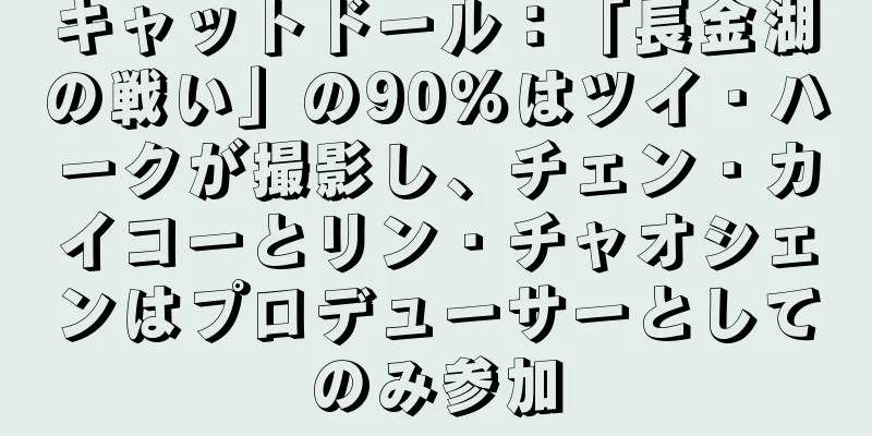 キャットドール：「長金湖の戦い」の90％はツイ・ハークが撮影し、チェン・カイコーとリン・チャオシェンはプロデューサーとしてのみ参加