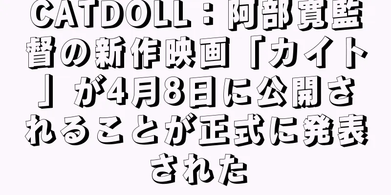 CATDOLL：阿部寛監督の新作映画「カイト」が4月8日に公開されることが正式に発表された