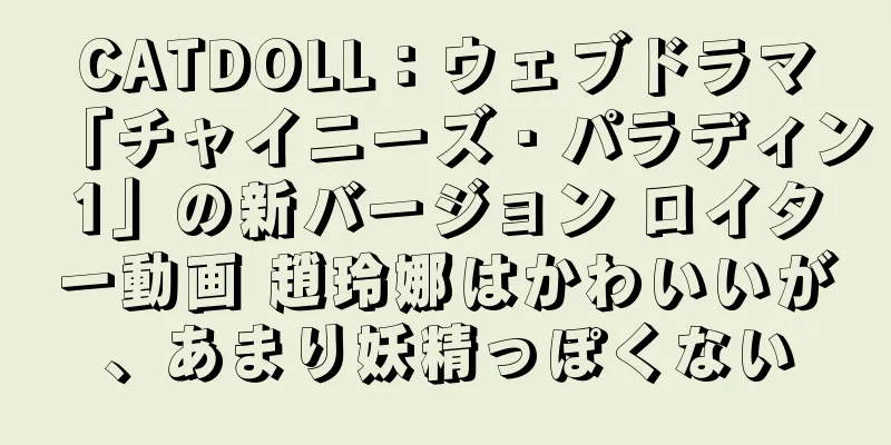 CATDOLL：ウェブドラマ「チャイニーズ・パラディン1」の新バージョン ロイター動画 趙玲娜はかわいいが、あまり妖精っぽくない
