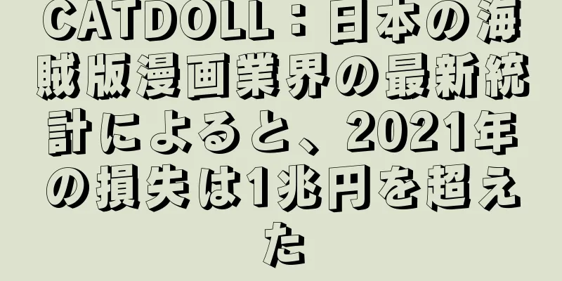 CATDOLL：日本の海賊版漫画業界の最新統計によると、2021年の損失は1兆円を超えた