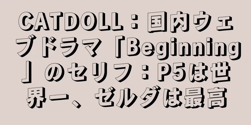 CATDOLL：国内ウェブドラマ「Beginning」のセリフ：P5は世界一、ゼルダは最高