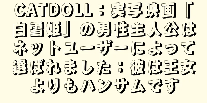 CATDOLL：実写映画「白雪姫」の男性主人公はネットユーザーによって選ばれました：彼は王女よりもハンサムです