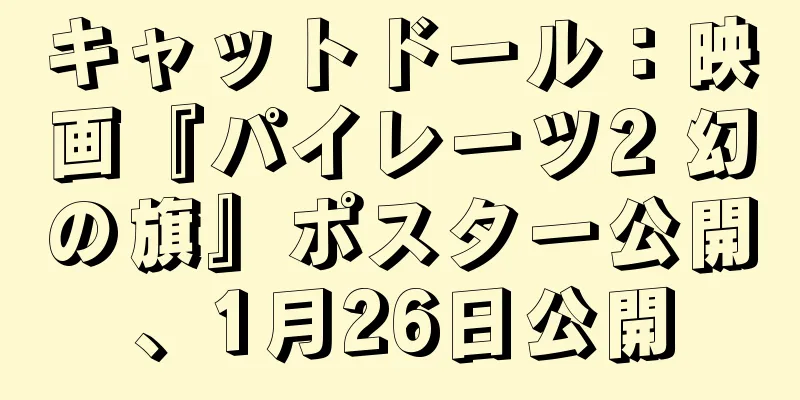 キャットドール：映画『パイレーツ2 幻の旗』ポスター公開、1月26日公開