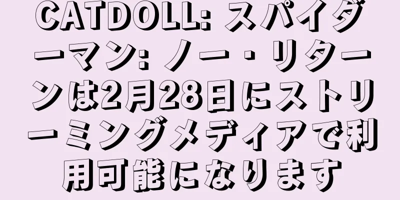 CATDOLL: スパイダーマン: ノー・リターンは2月28日にストリーミングメディアで利用可能になります