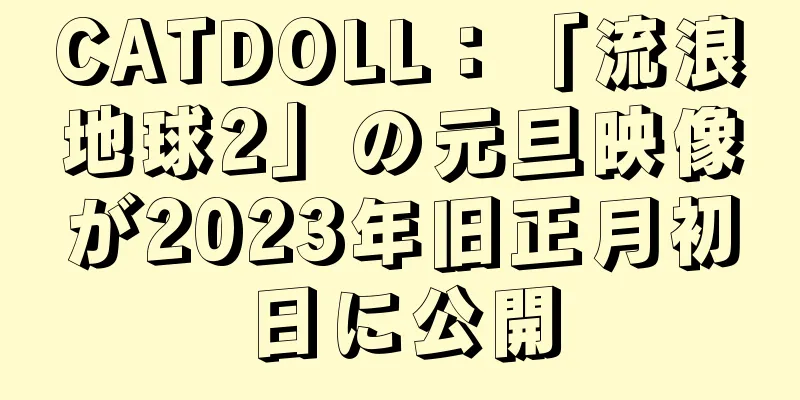 CATDOLL：「流浪地球2」の元旦映像が2023年旧正月初日に公開