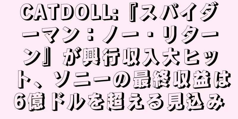 CATDOLL:『スパイダーマン：ノー・リターン』が興行収入大ヒット、ソニーの最終収益は6億ドルを超える見込み