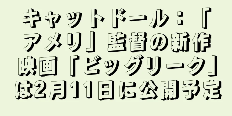 キャットドール：「アメリ」監督の新作映画「ビッグリーク」は2月11日に公開予定