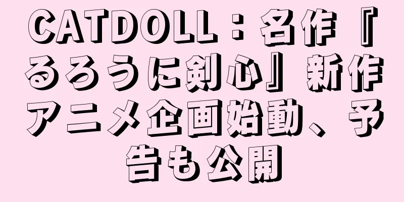 CATDOLL：名作『るろうに剣心』新作アニメ企画始動、予告も公開