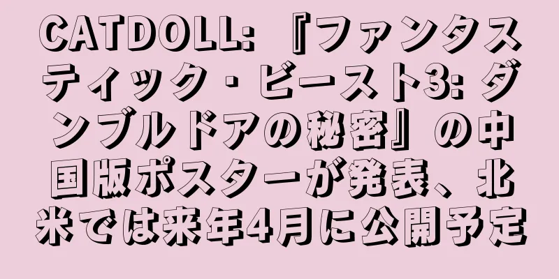 CATDOLL: 『ファンタスティック・ビースト3: ダンブルドアの秘密』の中国版ポスターが発表、北米では来年4月に公開予定