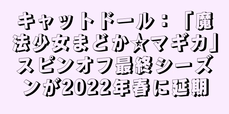 キャットドール：「魔法少女まどか☆マギカ」スピンオフ最終シーズンが2022年春に延期