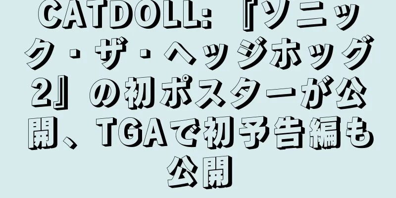 CATDOLL: 『ソニック・ザ・ヘッジホッグ2』の初ポスターが公開、TGAで初予告編も公開