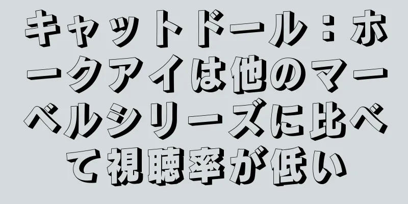 キャットドール：ホークアイは他のマーベルシリーズに比べて視聴率が低い