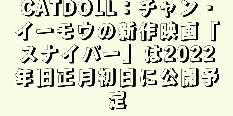 CATDOLL：チャン・イーモウの新作映画「スナイパー」は2022年旧正月初日に公開予定