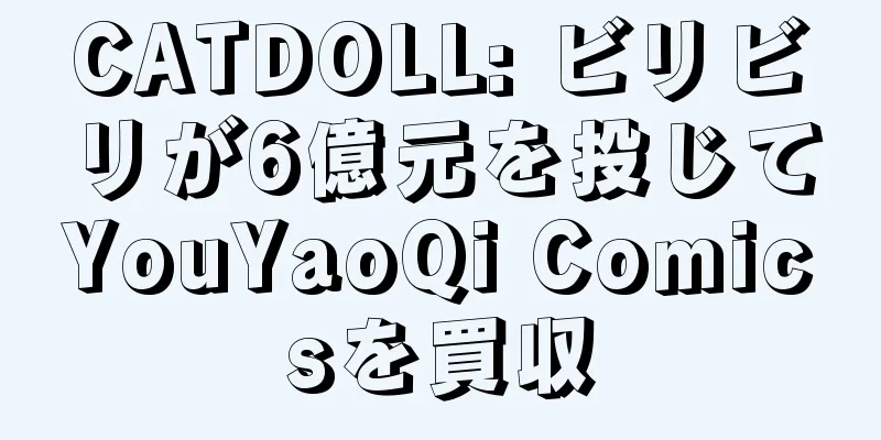 CATDOLL: ビリビリが6億元を投じてYouYaoQi Comicsを買収