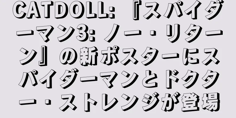 CATDOLL: 『スパイダーマン3: ノー・リターン』の新ポスターにスパイダーマンとドクター・ストレンジが登場