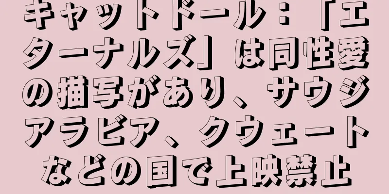 キャットドール：「エターナルズ」は同性愛の描写があり、サウジアラビア、クウェートなどの国で上映禁止