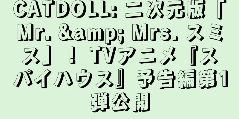 CATDOLL: 二次元版「Mr. & Mrs. スミス」！ TVアニメ『スパイハウス』予告編第1弾公開