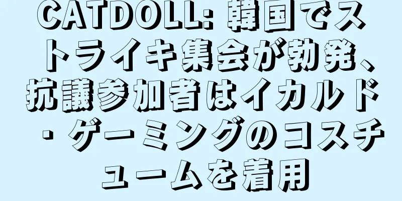 CATDOLL: 韓国でストライキ集会が勃発、抗議参加者はイカルド・ゲーミングのコスチュームを着用