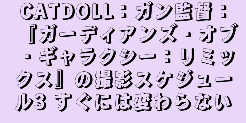 CATDOLL：ガン監督：『ガーディアンズ・オブ・ギャラクシー：リミックス』の撮影スケジュール3 すぐには変わらない