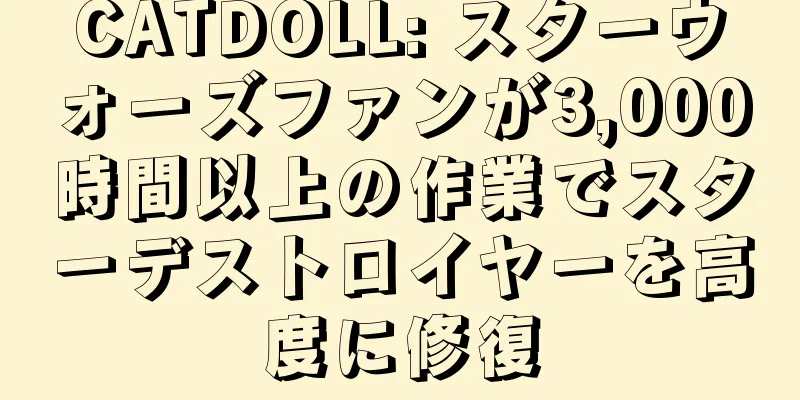 CATDOLL: スターウォーズファンが3,000時間以上の作業でスターデストロイヤーを高度に修復