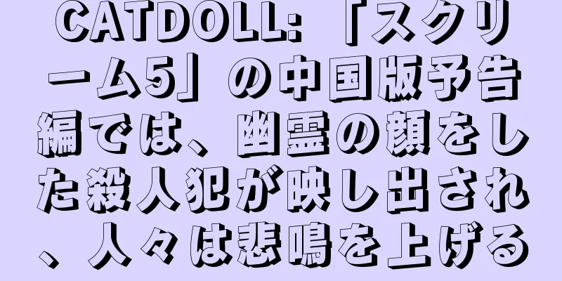 CATDOLL: 「スクリーム5」の中国版予告編では、幽霊の顔をした殺人犯が映し出され、人々は悲鳴を上げる