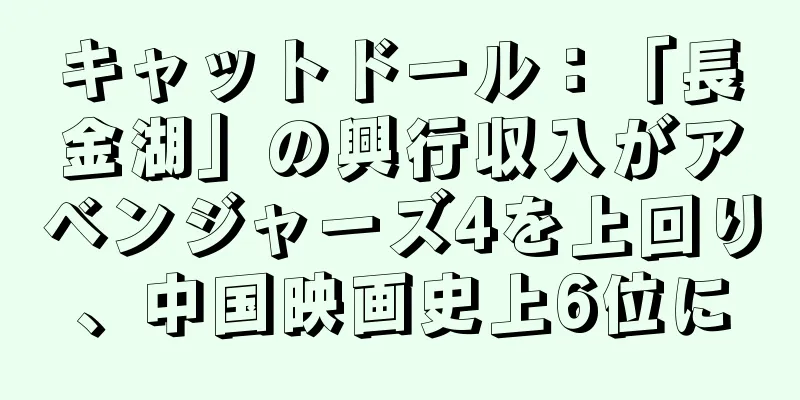 キャットドール：「長金湖」の興行収入がアベンジャーズ4を上回り、中国映画史上6位に