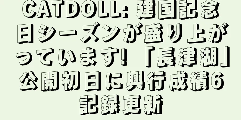 CATDOLL: 建国記念日シーズンが盛り上がっています! 「長津湖」公開初日に興行成績6記録更新