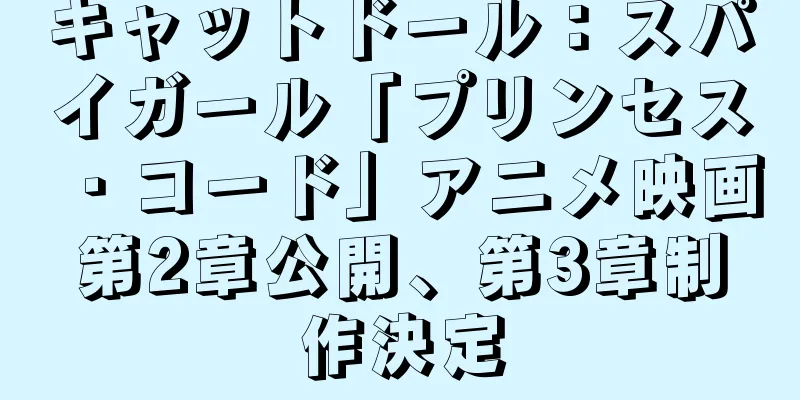 キャットドール：スパイガール「プリンセス・コード」アニメ映画第2章公開、第3章制作決定