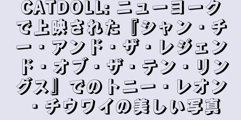 CATDOLL: ニューヨークで上映された『シャン・チー・アンド・ザ・レジェンド・オブ・ザ・テン・リングス』でのトニー・レオン・チウワイの美しい写真