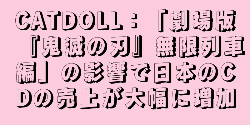 CATDOLL：「劇場版『鬼滅の刃』無限列車編」の影響で日本のCDの売上が大幅に増加