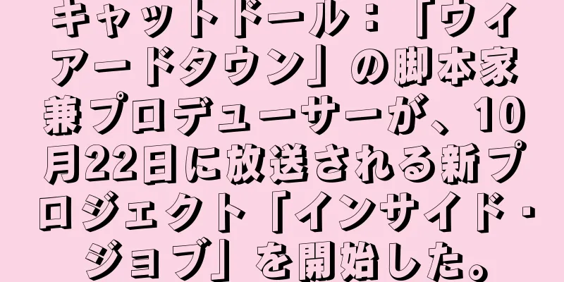 キャットドール：「ウィアードタウン」の脚本家兼プロデューサーが、10月22日に放送される新プロジェクト「インサイド・ジョブ」を開始した。